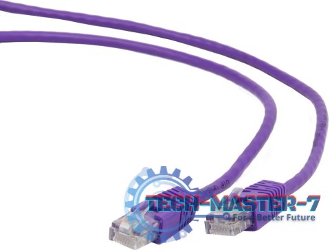GEMBIRD Patchcord Cat.5e 1 m Fioletowy 1 Patchcord GEMBIRD Patchcord Cat.5e 1 m Fioletowy 1 Patchcord