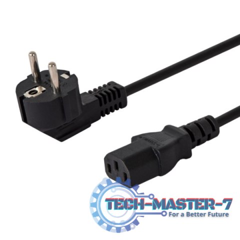 Kabel zasilający SAVIO C/F Schuko - IEC C13 1.8m. CL-98