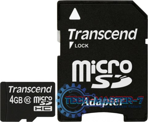 Karta pamięci TRANSCEND 4 GB Adapter SD
