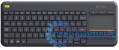 Klawiatura Bezprzewodowa LOGITECH K400 Plus Czarny