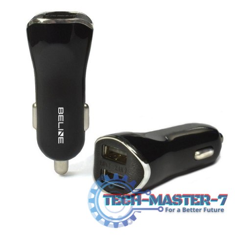 Ładowarka BELINE 2x USB 2.0 Czarny Beline0006 Ładowarka BELINE 2x USB 2.0 Czarny Beline0006