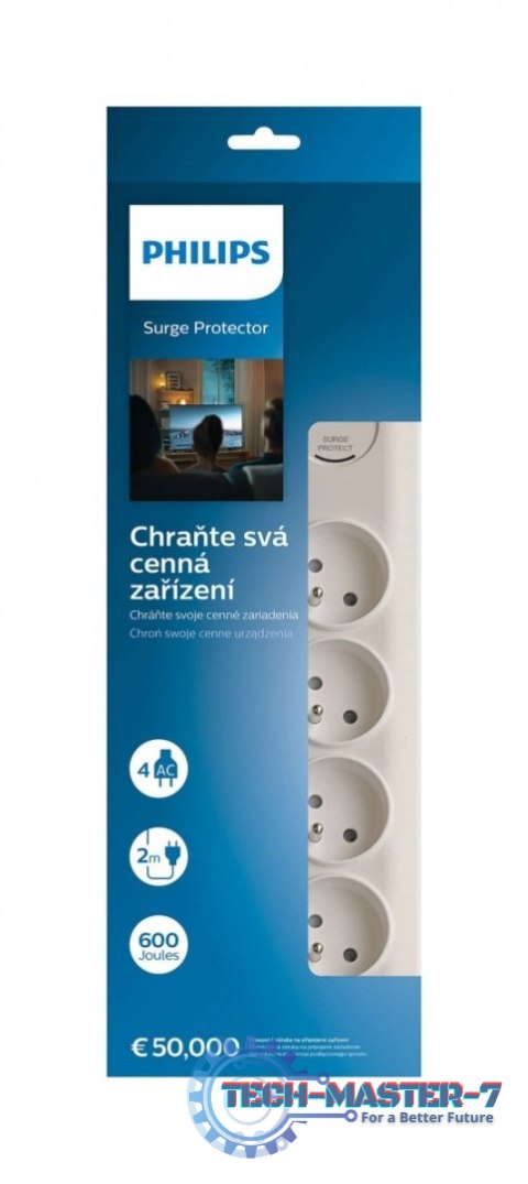 Listwa zasilająca PHILIPS Phil-SPN7040WA/60 Listwa zasilająca PHILIPS Phil-SPN7040WA/60