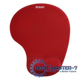 Podkładka pod mysz żelowa SAVIO MP-01R, 230x190x18mm