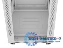SZAFA INSTALACYJNA RACK STOJĄCA 19" 42U 600X800 SZARA DRZWI SZKLANE LCD LANBERG (FLAT PACK) V2