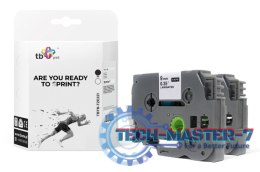 Taśma TB PRINT Czarny TBTB-TZE221