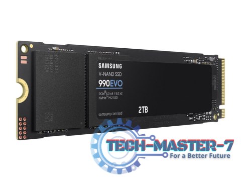 Dysk SSD M.2 SAMSUNG 990 EVO 2TB M.2 NVMe EVO (M.2 2280″ /2 GB /PCI Express 4.0 (NVMe) /5000MB/s /4200MB/s) Dysk SSD M.2 SAMSUNG 990 EVO 2TB M.2 NVMe EVO (M.2 2280″ /2 GB /PCI Express 4.0 (NVMe) /5000MB/s /4200MB/s)