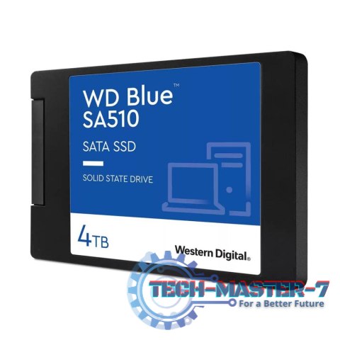 Dysk SSD WD Blue 4 TB Blue (2.5″ /4 TB /SATA III (6 Gb/s) /560MB/s /520MB/s)
