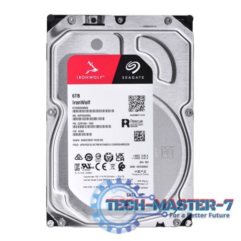 Dysk twardy SEAGATE IronWolf 6 TB 3.5" ST6000VN006