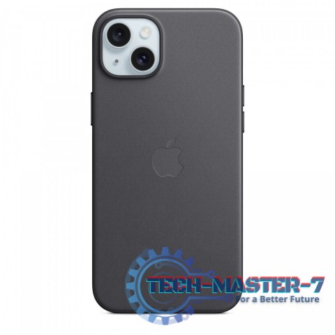 Etui z tkaniny FineWoven z MagSafe do iPhonea 15 Plus - czarne