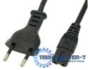 Kabel zasilający GEMBIRD Euro (2-pin) (wtyk)- Euro 8 (2-pin) (gniazdo) 1.8m. PC-184-VDE