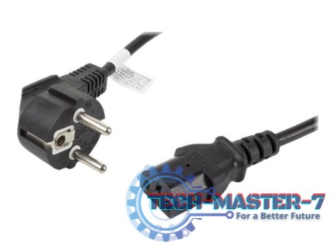 Kabel zasilający LANBERG CEE 7/7 1.8m. CA-C13C-11CC-0018-BK
