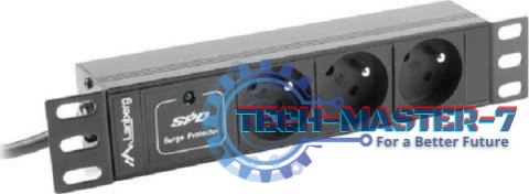 Listwa zasilająca LANBERG PDU-03E-0200-BK