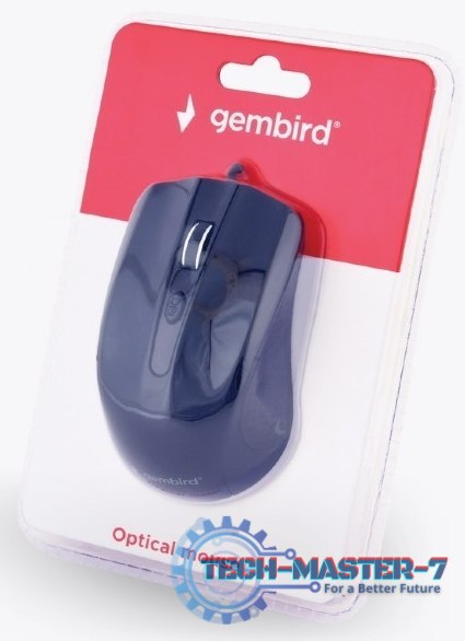 Mysz Przewodowa GEMBIRD MUS-4B-01 Czarny Mysz Przewodowa GEMBIRD MUS-4B-01 Czarny