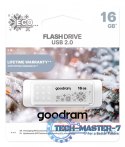 Pendrive (Pamięć USB) GOODRAM (16 GB /USB 2.0 /Biały z wzorem )