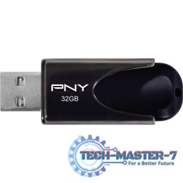 Pendrive (Pamięć USB) PNY (32 GB /USB 2.0 /Czarny )