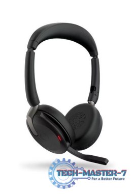 Słuchawki bezprzewodowe JABRA Evolve2 65 Flex Link380c MS Stereo (Czarny)