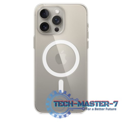 Etui z MagSafe do iPhonea 15 Pro Max - przezroczyste