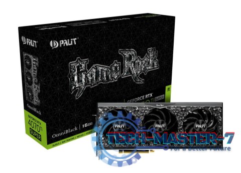 Karta graficzna PALIT GeForce RTX 4070 Ti SUPER GAMER OCK OMNIBLACK 16GB GDDR6X (NED47TS019T2-1020Q) Karta graficzna PALIT GeForce RTX 4070 Ti SUPER GAMER OCK OMNIBLACK 16GB GDDR6X (NED47TS019T2-1020Q)