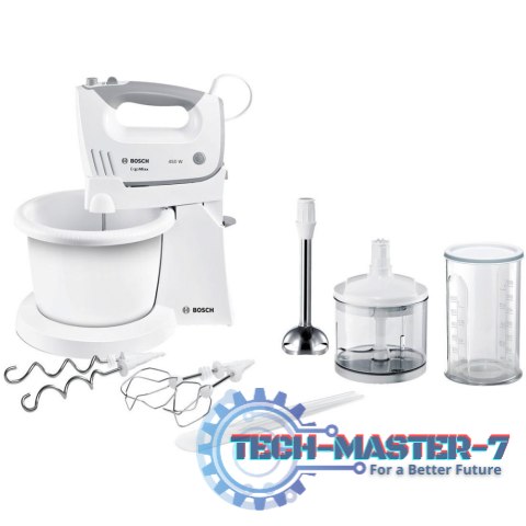 Mikser ręczny BOSCH MFQ 36490 (450W /1l / Biało-szary)