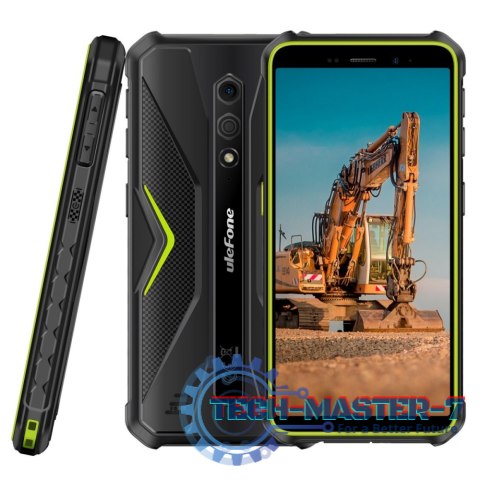 Smartphone ULEFONE Power Armor X12 3/32 GB Czarno-zielony 32 GB Czarno-zielony UF-AX12/GN Smartphone ULEFONE Power Armor X12 3/32 GB Czarno-zielony 32 GB Czarno-zielony UF-AX12/GN