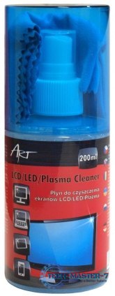 ART AS-12 Płyn ze ściereczką do ekranów LCD/PLAZMOWYCH 200 ml