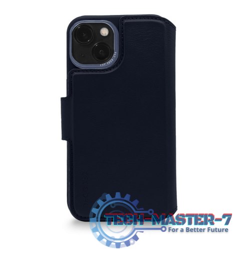 Decoded Detachable Wallet - skórzana obudowa ochronna do iPhone 14 Plus kompatybilna z MagSafe (navy)