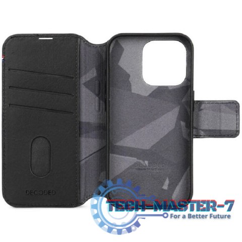 Decoded Detachable Wallet - skórzana obudowa ochronna do iPhone 15 Pro kompatybilna z MagSafe (black) Decoded Detachable Wallet - skórzana obudowa ochronna do iPhone 15 Pro kompatybilna z MagSafe (black)