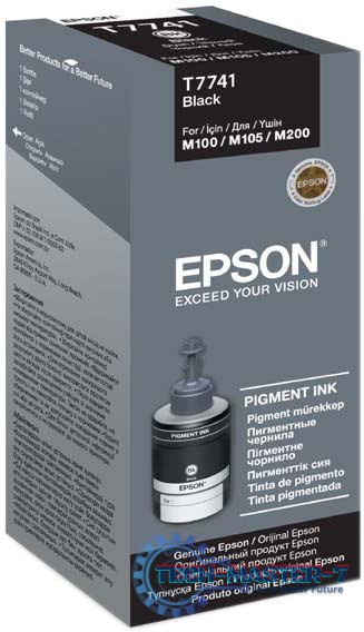 EPSON T7741 Pigment Czarny 140ml Butelka