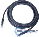 GEMBIRD Patchcord Cat.5e 3m RJ45 Osłonka zalewana Czarny 3 Patchcord