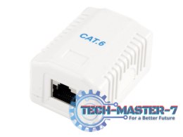 Gniazdo sieciowe CAT6 FTP single port