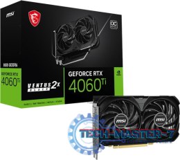 Karta graficzna MSI RTX 4060 Ti 8GB VENTUS 2X BLACK (RTX 4060 Ti 8G VENTUS 2X BLACK)