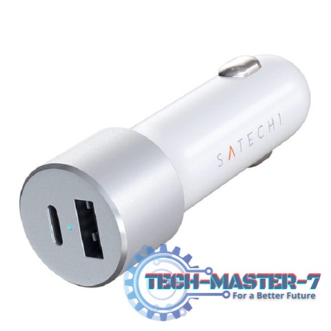 Ładowarka samochodowa SATECHI 1x USB Typ A Biały ST-TCPDCCS Ładowarka samochodowa SATECHI 1x USB Typ A Biały ST-TCPDCCS