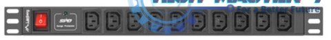 Listwa zasilająca LANBERG PDU-10I-0200-IEC-BK