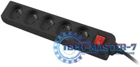 Listwa zasilająca LANBERG PS1-05E-0150-BK