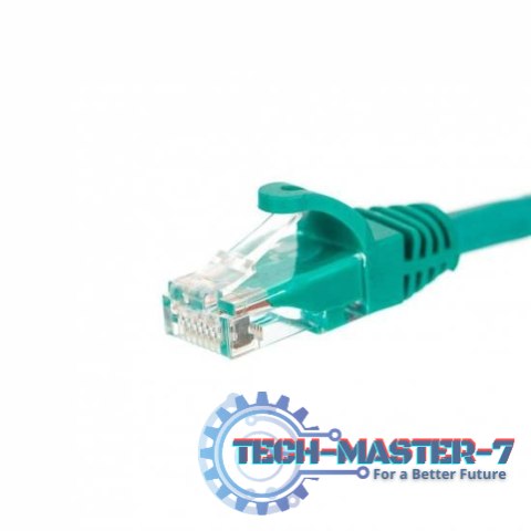NETRACK CAT5e UTP 0.5 m Zielony 0.5 Patchcord