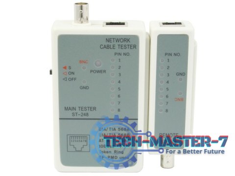 Tester diodowy kabli RJ45, RG-58