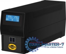 Zasilacz awaryjny ORVALDI i600 LCD USB 600VA