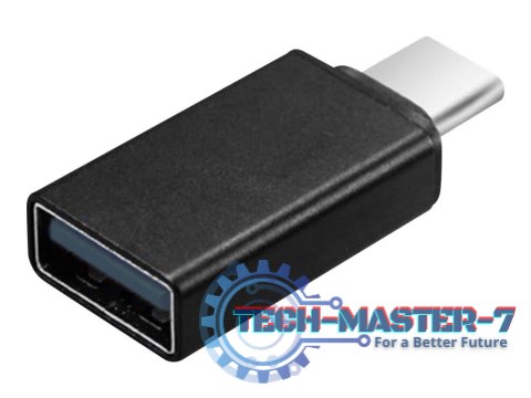 Adapter GEMBIRD A-USB2-CMAF-01 USB Typ A (gniazdo) - USB Typ C (wtyk)