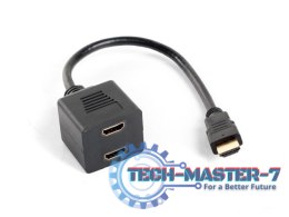 Adapter LANBERG AD-0019-BK Czarny HDMI - HDMI AD-0019-BK