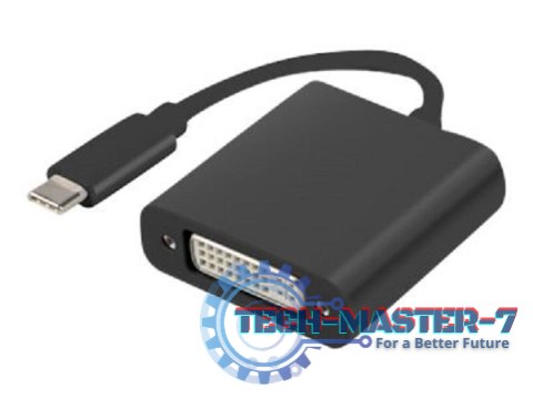 Adapter LANBERG AD-UC-DV-01 USB typ C - DVI