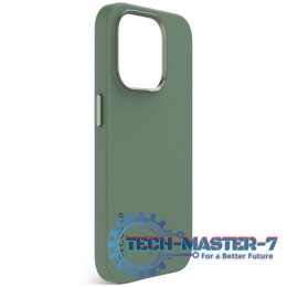 Decoded - silikonowa obudowa ochronna do iPhone 15 Pro Max kompatybilna z MagSafe (sage leaf green)