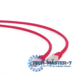 GEMBIRD RJ45 - RJ45 UTP 6 0.25 m Czerwony 0.25 Patchcord