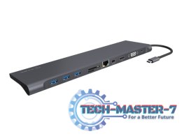 ICY BOX IB-DK2102-C (Czarny /USB Typ C )