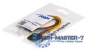 Kabel zasilający AKYGA SATA (wtyk) - SATA (gniazdo) + Molex 0.15m. AK-CA-32