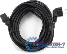 Kabel zasilający GEMBIRD Schuko - IEC320 C13 10m. PC-186-VDE-10M