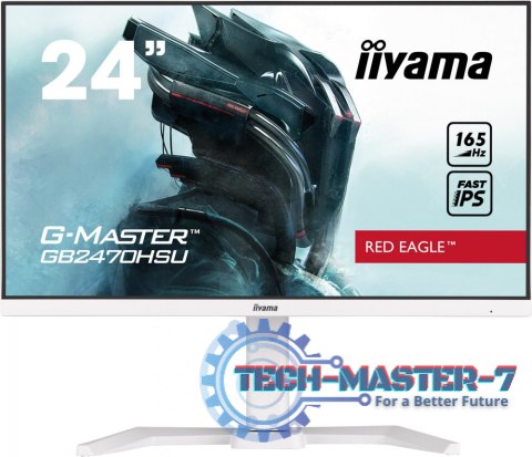 Monitor IIYAMA GB2470HSU-W5 (23.8" /IPS /165Hz /1920 x 1080 /Biały) Monitor IIYAMA GB2470HSU-W5 (23.8" /IPS /165Hz /1920 x 1080 /Biały)