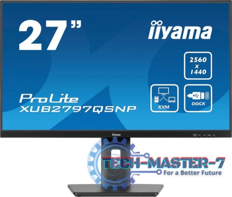 Monitor IIYAMA XUB2797QSNP-B1 (27" /IPS /60Hz /2560 x 1440 /Czarny)