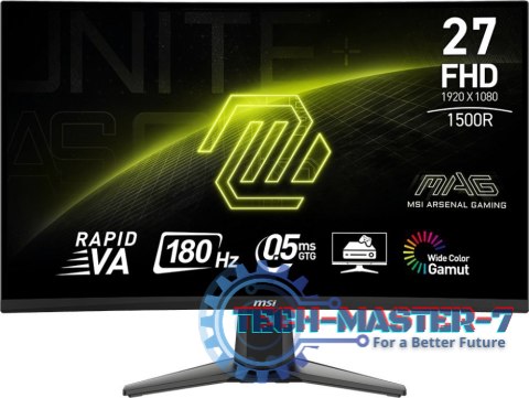 Monitor MSI MAG 27C6F (27" /VA /180Hz /1920 x 1080 /Czarny) Monitor MSI MAG 27C6F (27" /VA /180Hz /1920 x 1080 /Czarny)