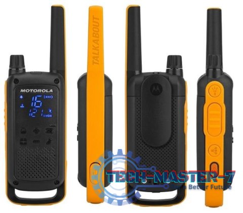 Motorola T82 Extreme Quad Pack Krótkofalówka, (Walkie-Talkie), 10 km, Czarny Motorola T82 Extreme Quad Pack Krótkofalówka, (Walkie-Talkie), 10 km, Czarny