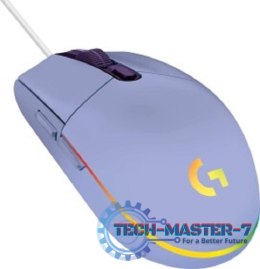Mysz Przewodowa LOGITECH G102 Lightsync Liliowy